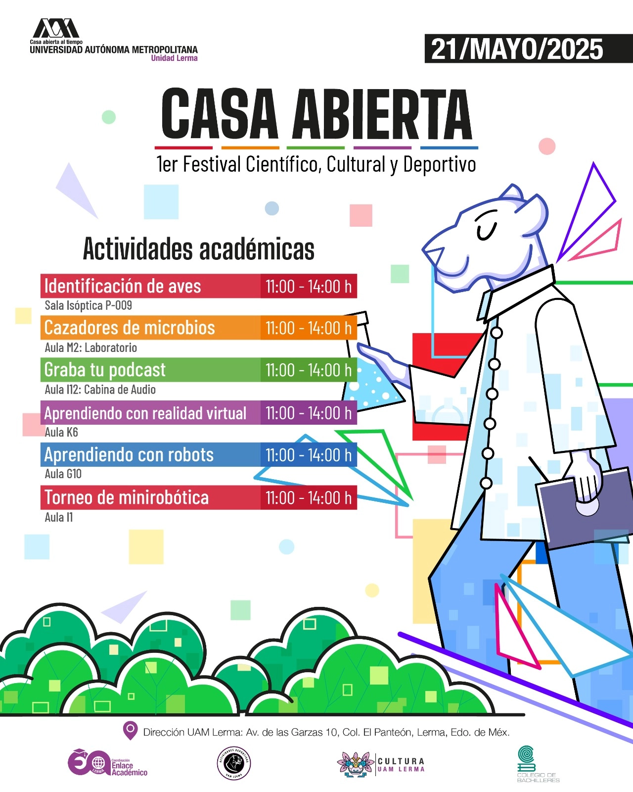 Cartel de actividades de Lerma