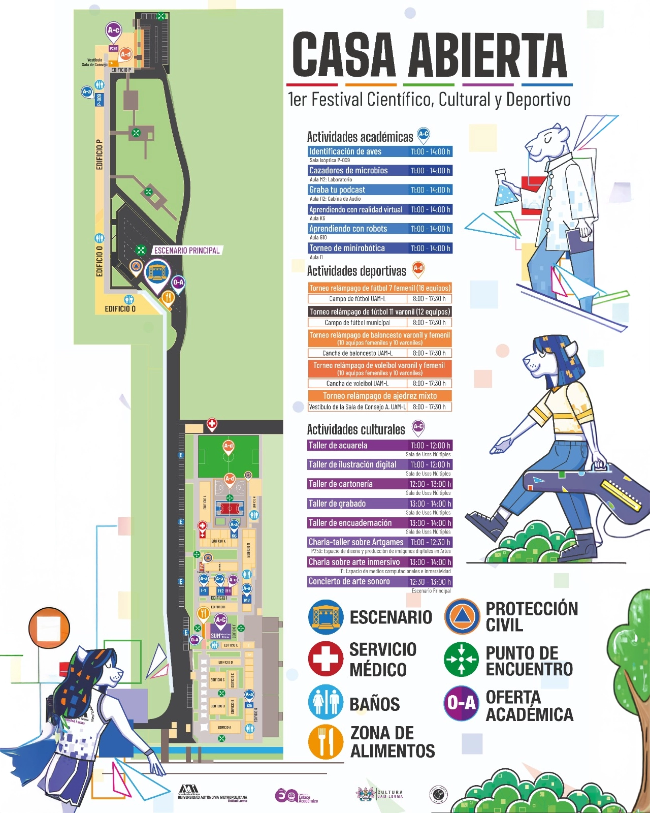 Cartel de actividades de Lerma