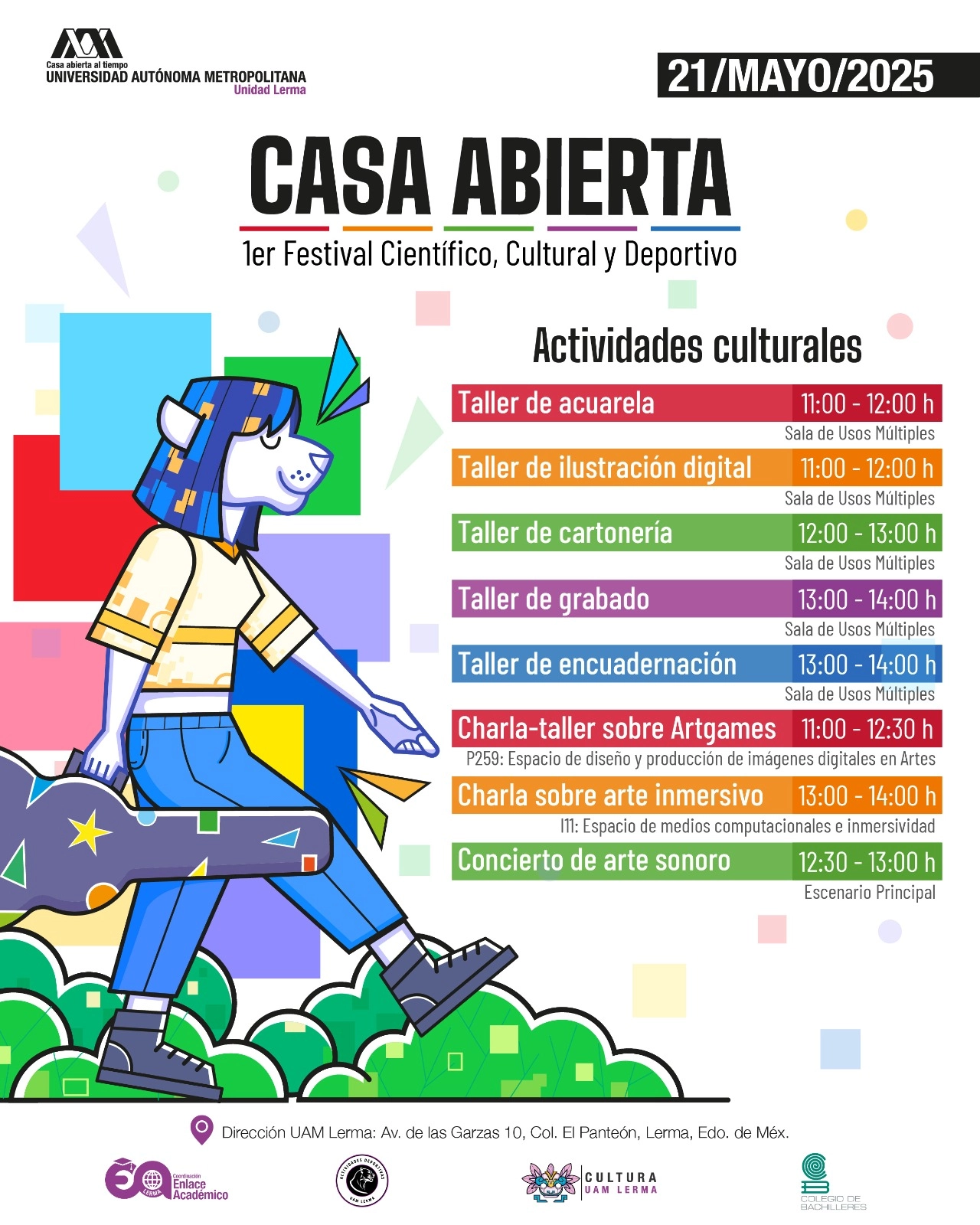 Cartel de actividades de Lerma